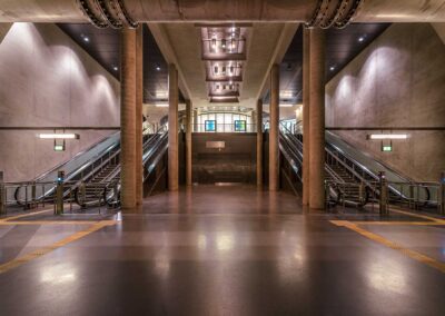 Köln U-Bahn-Station Heumarkt Rolltreppen