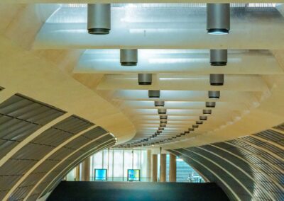 Köln U-Bahn-Station Heumarkt beleuchtete Decke